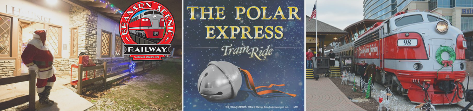 Branson Scenic Railway Polar Express Train Ride, sponsor of Lights of Joy